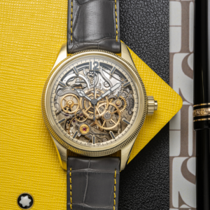 Montblanc 1858 The Unveiled Secret Minerva Monopusher Chronograph SHH Edition Grey Portrait