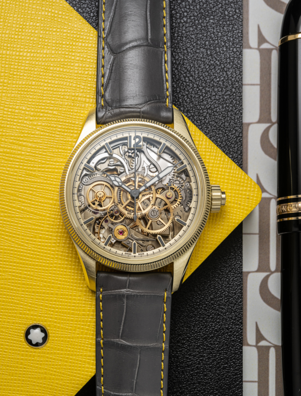 Montblanc 1858 The Unveiled Secret Minerva Monopusher Chronograph SHH Edition Grey Portrait