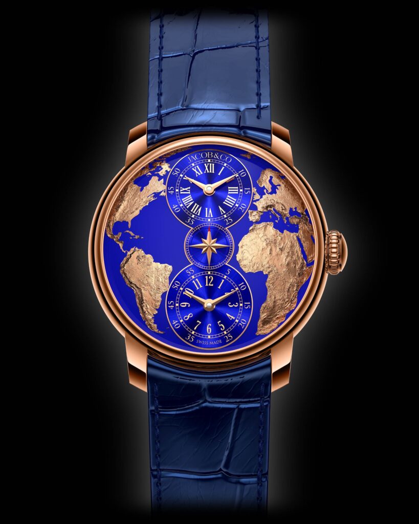 Jacob & Co The World Is Yours Dual Time Zone Front