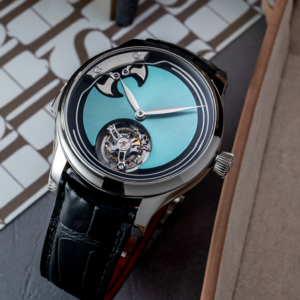 H. Moser & Cie. Endeavour Concept Minute Repeater Tourbillon Titanium Turquoise SHH Edition