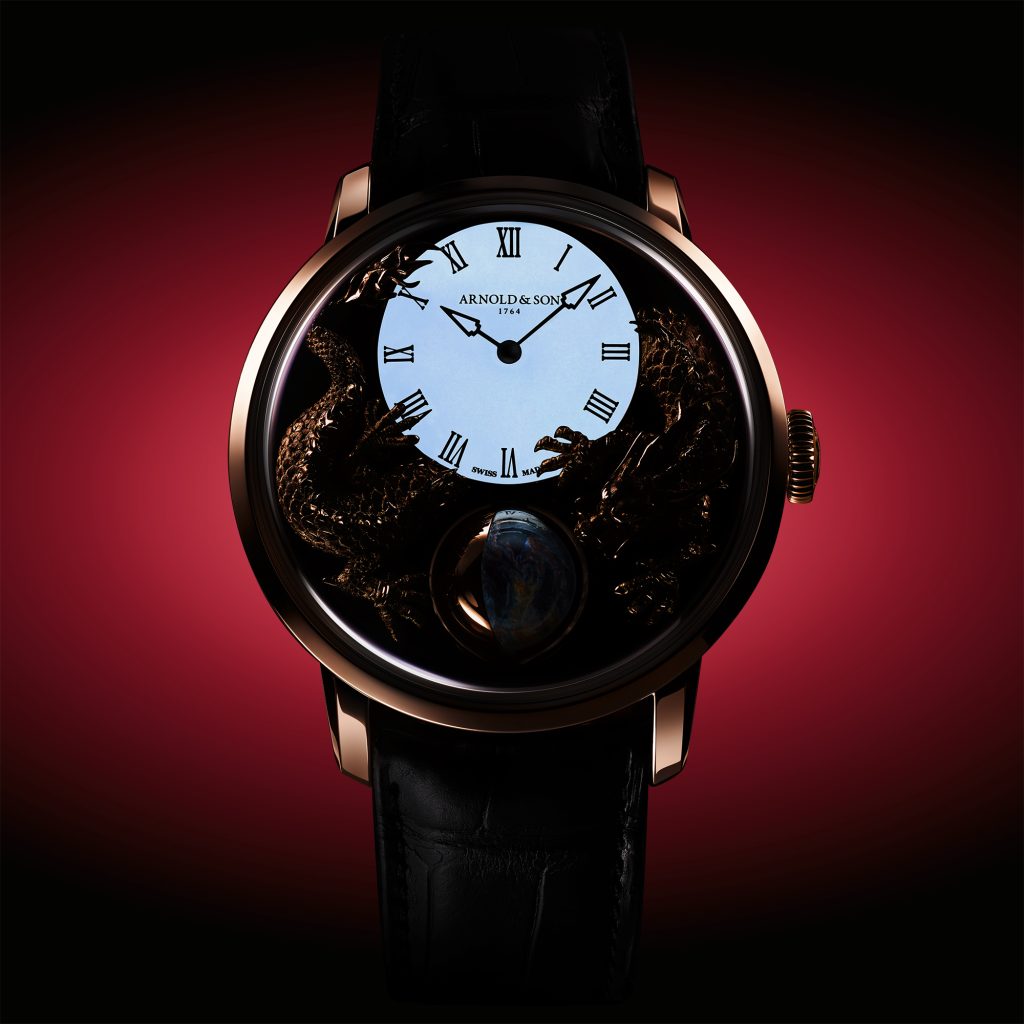 Arnold & Son Luna Magna RG Year of the Dragon Pietersite_night