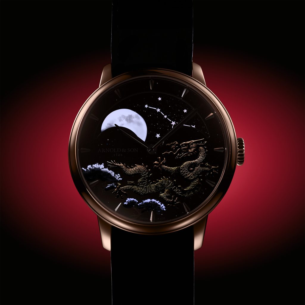 Arnold & Son Perpetual Moon 41.5 RG Year of the Dragon-black_night