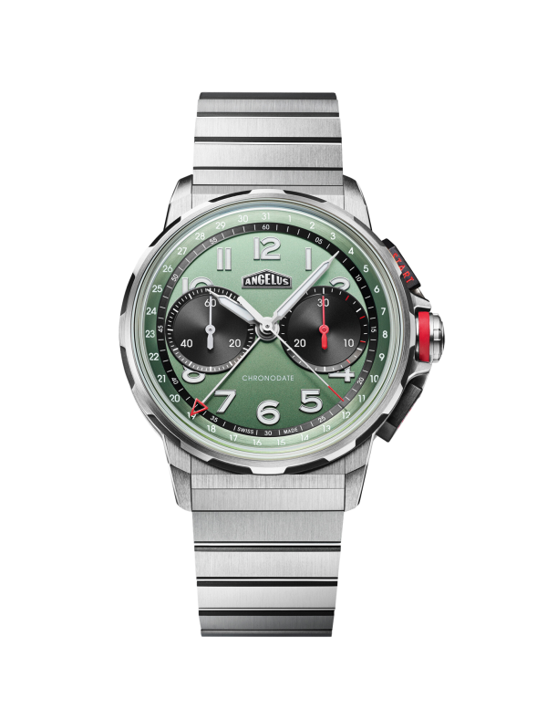 Chronodate Titanium Fern Green