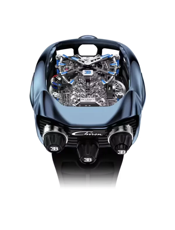 BUGATTI CHIRON TOURBILLON BLUE TITANIUM