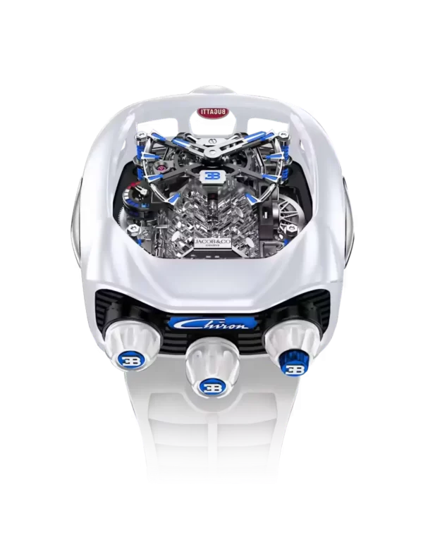 BUGATTI WHITE CHIRON TOURBILLON