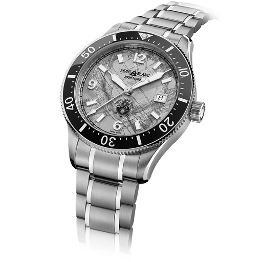 Montblanc 1858 Iced Sea Grey Dial