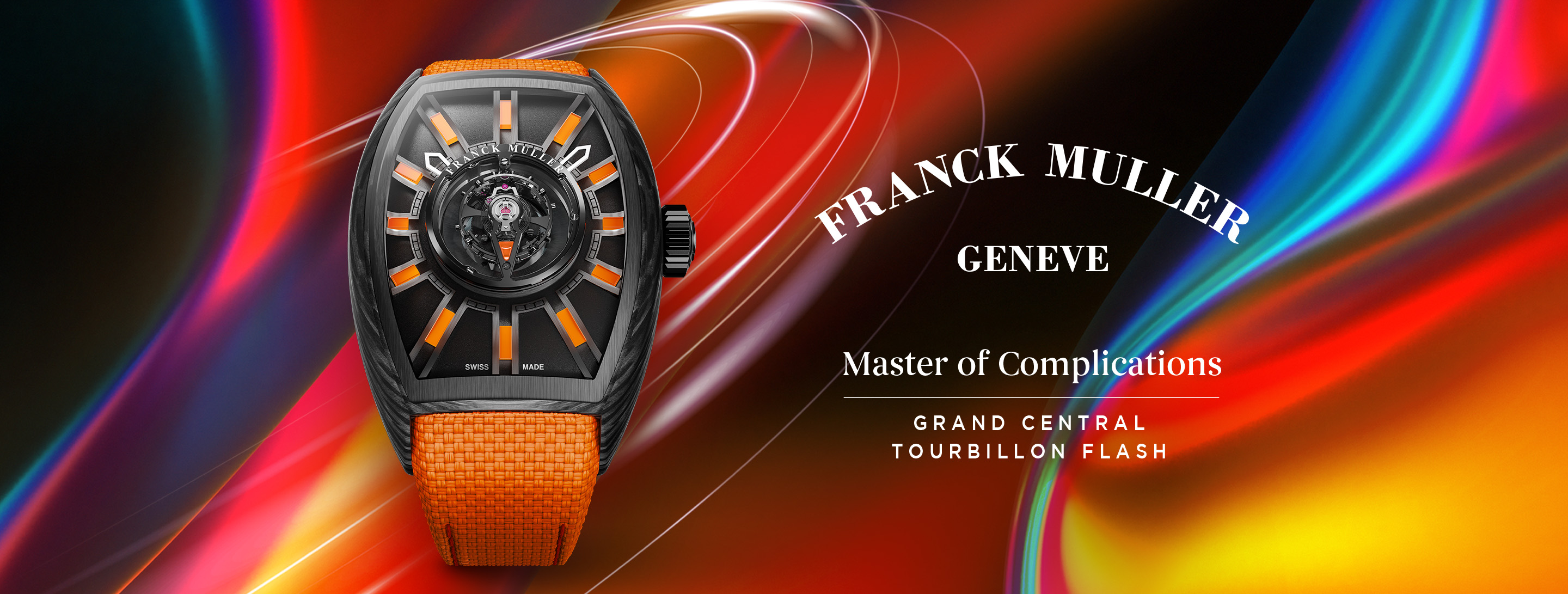 Franck Muller GCT Flash brand page desktop banner