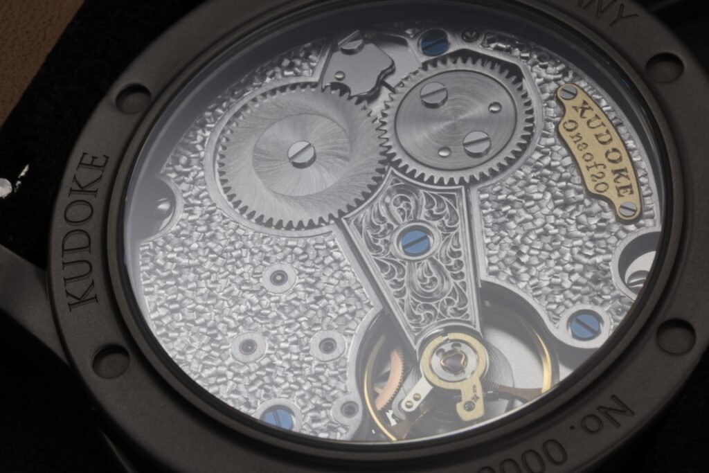 KUDOKE 3 Nocturne Caseback Closeup